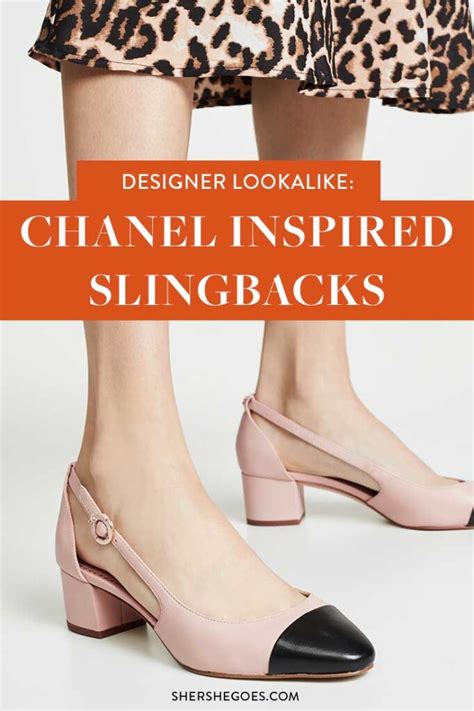 replica chanel jelly shoes|Chanel style slingback shoes.